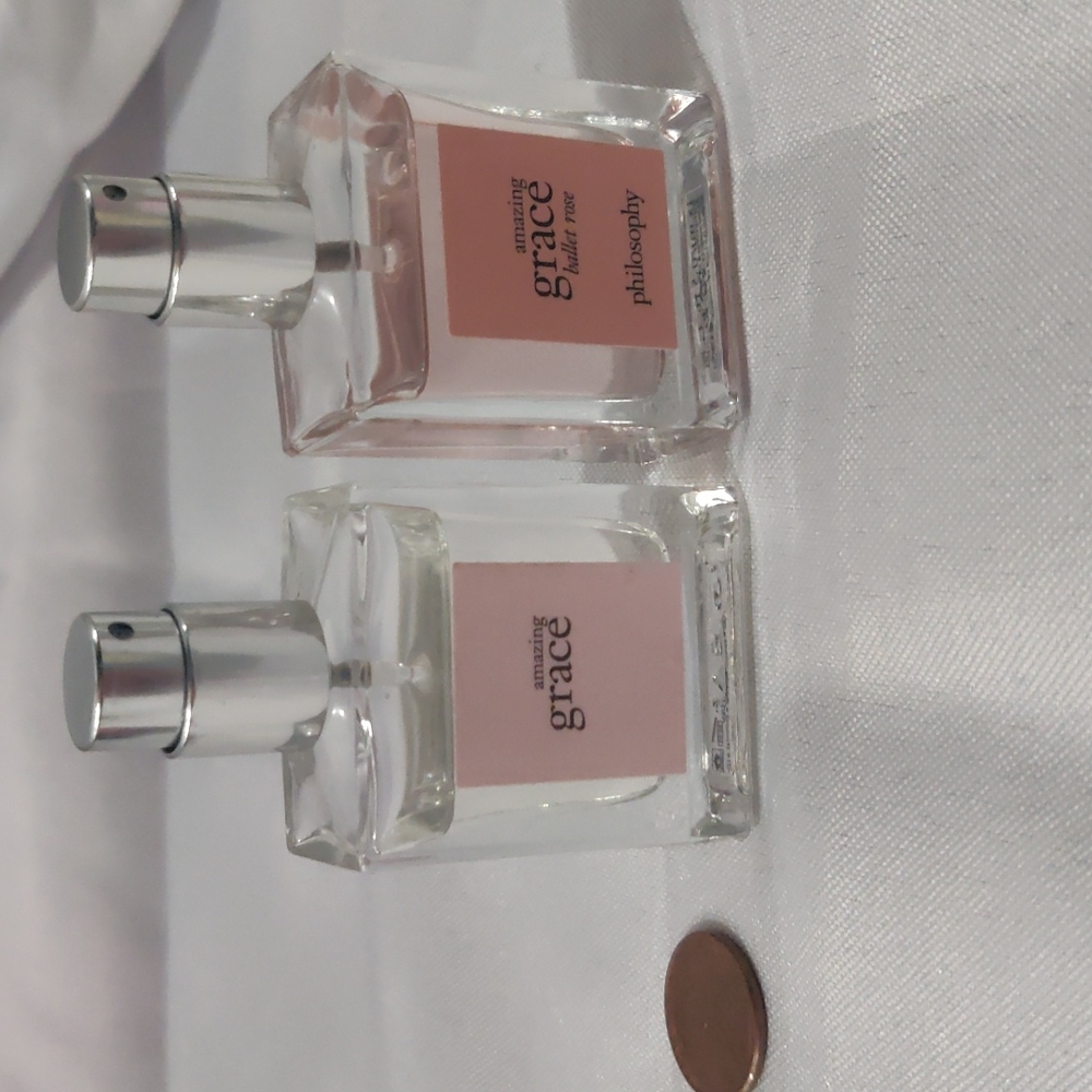 Amazing Grace Bullet Rose & Amazing Grace Both By Philosophy 0.5fl.Oz 15 Ml